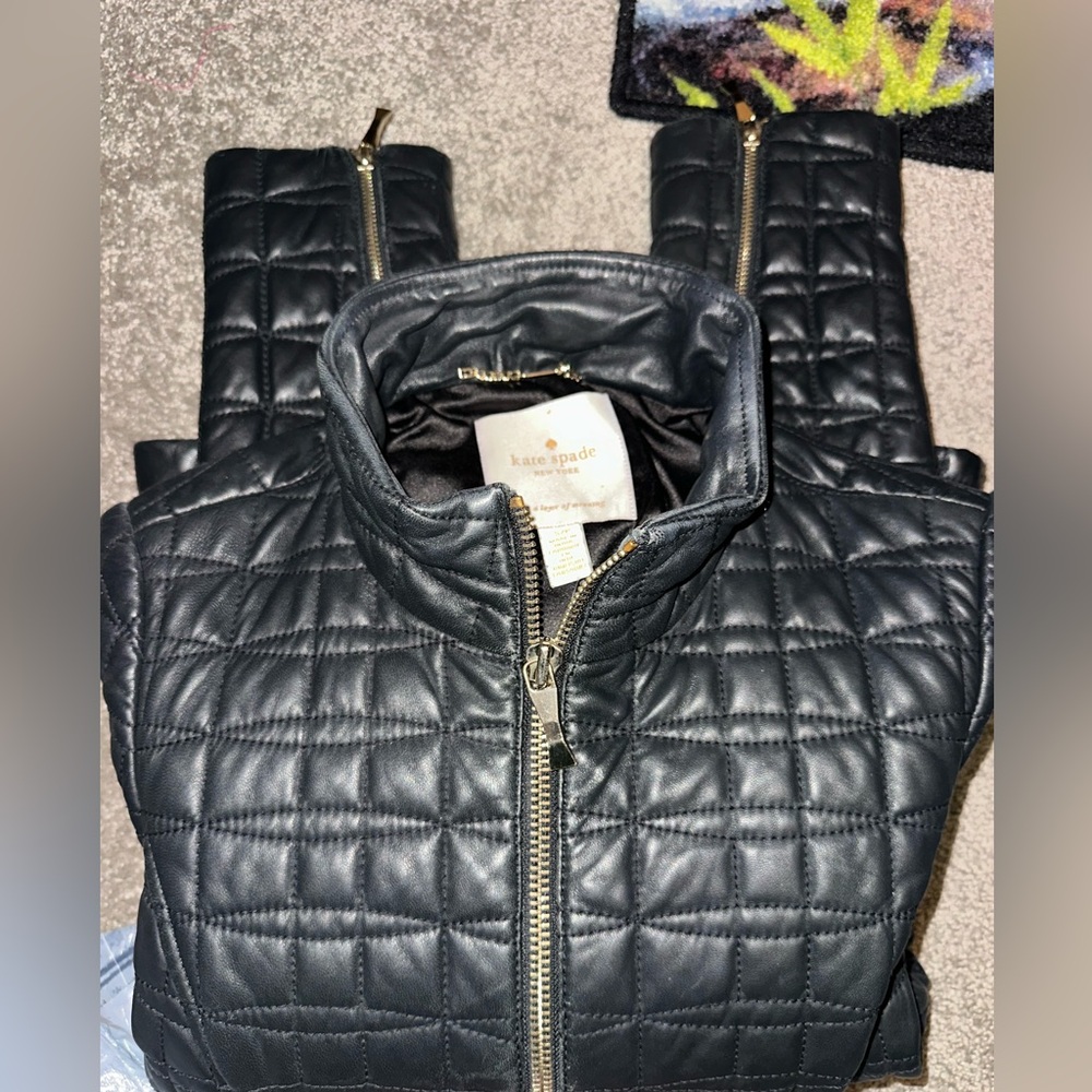 NEW Kate spade leather jacket - Picture 1 of 7